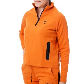 HUMMEL MAJICA DUGIH RUKAVA HMLFUYU ZIP NECK SWEATSHIRT