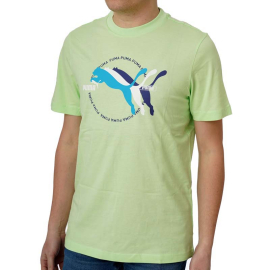 PUMA MAJICA PUMA GRAPHICS MULTIPLE CAT LOGO TEE