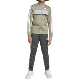 ADIDAS KOMPLET TRENIRKA J 3S TIBERIO TS SILPEB/GRESIX/METGRY/WHIT