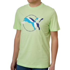 PUMA TRICOU PUMA GRAPHICS MULTIPLE CAT LOGO TEE