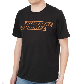 HUMMEL TOP GRAPHIC DISPLACED LOGO TEE