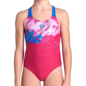 ARENA KUPACI-GIRL'S ARENA SPLASH POINT SWIMSUIT V BACK