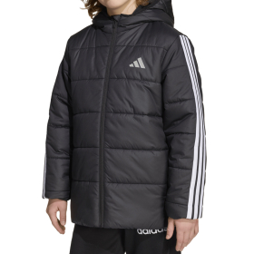 ADIDAS JAKNA J ESS 3S JKT BLACK/WHITE