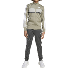 ADIDAS KOMPLET TRENIRKA J 3S TIBERIO TS SILPEB/GRESIX/METGRY/WHIT