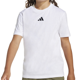 ADIDAS TOP J SL TEE 160 WHITE/BLACK