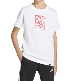 ADIDAS MAJICA J FOOTBALL T WHITE