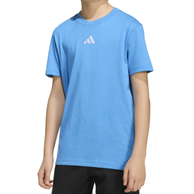 ADIDAS TRICOU J SL TEE 160 RAYBLU/WHITE