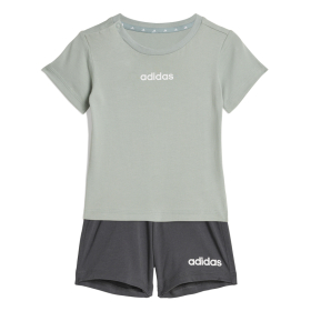 ADIDAS SET TRICOU I SORTS I LIN T-SET 160 WOSA/WHITE/WHITE